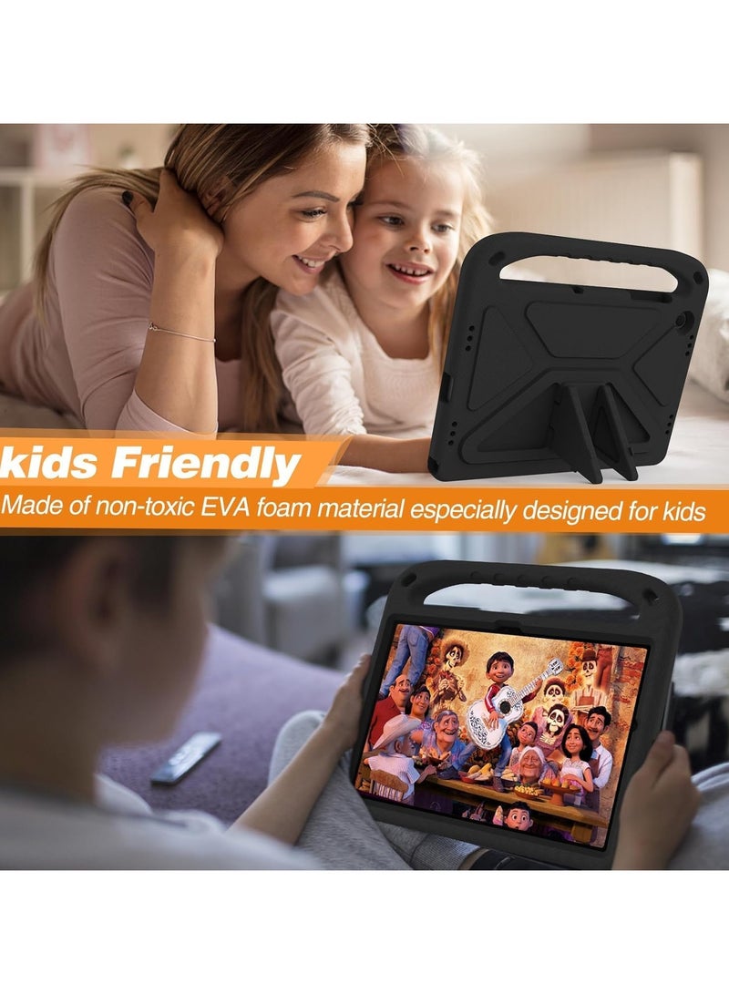 Case Compatible with Samsung Galaxy Tab A9 8.7in (2023) SM-X210/216B Kids Case, Lightweight EVA Kid Friendly Shockproof Protective Case,A11 / A9 8.7 Inch 2025/2023, Handle Stand Heavy Duty Tablet Cover (Black) - Image 4